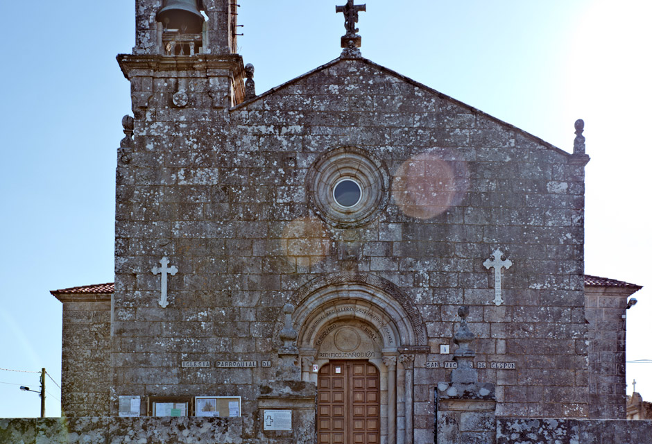 Boiro Turismo - Igrexa parroquial de San Vicente de Cespón